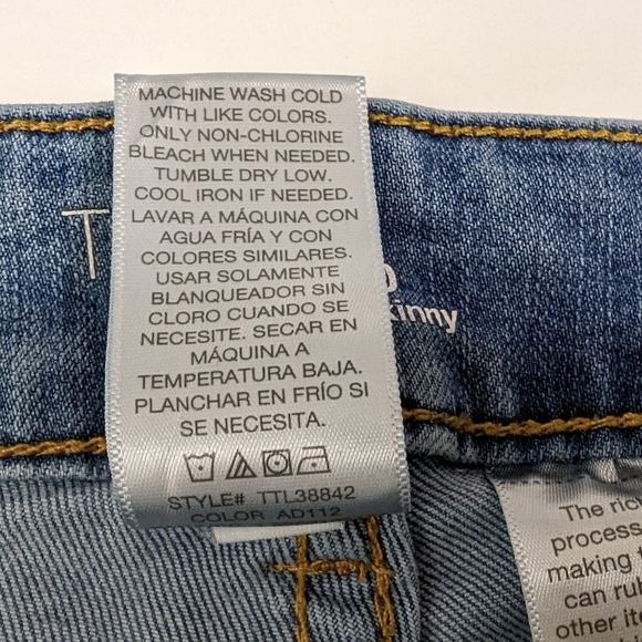 Time and Tru Skinny Jeans Size 10 - Picture 8 of 9